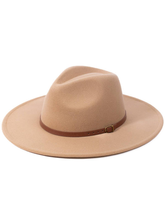 Shelia Wool Hat   Tan   One Size