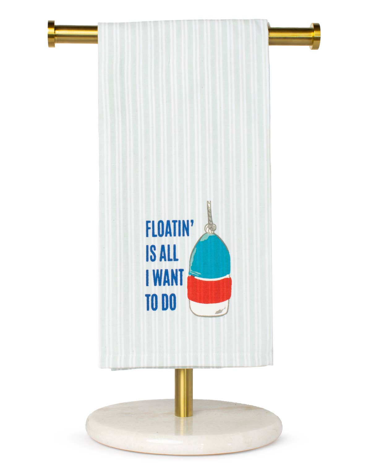 Floatin' Hand Towel White/Multi 20x28