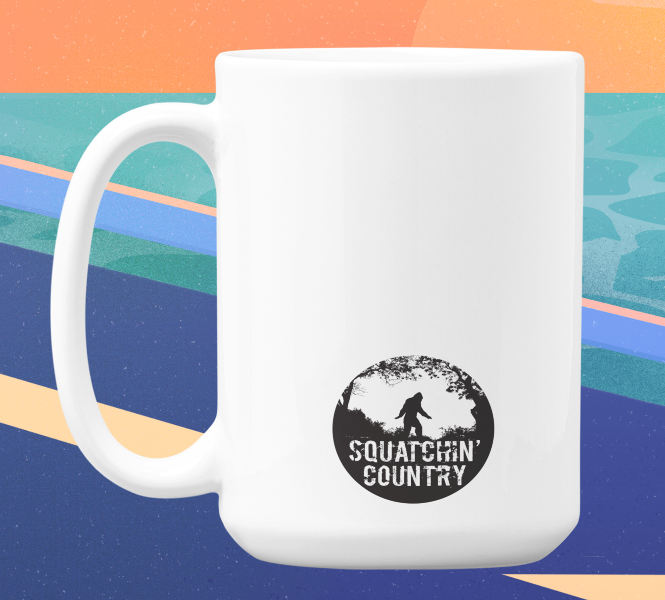 Respect the Locals - Bigfoot mug 15oz - custom location
