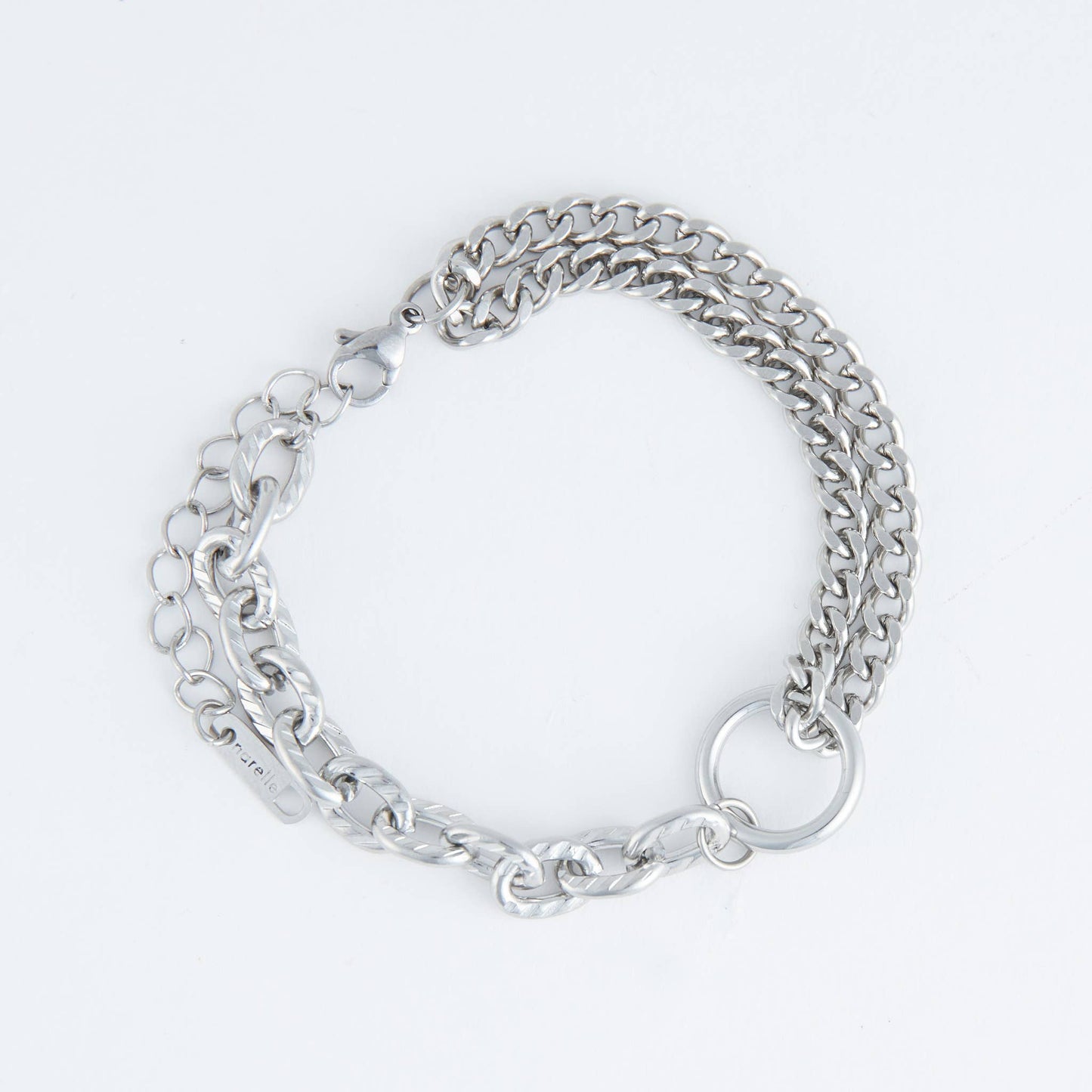 Narelle Waterproof Multi-Chain Bracelet: Silver