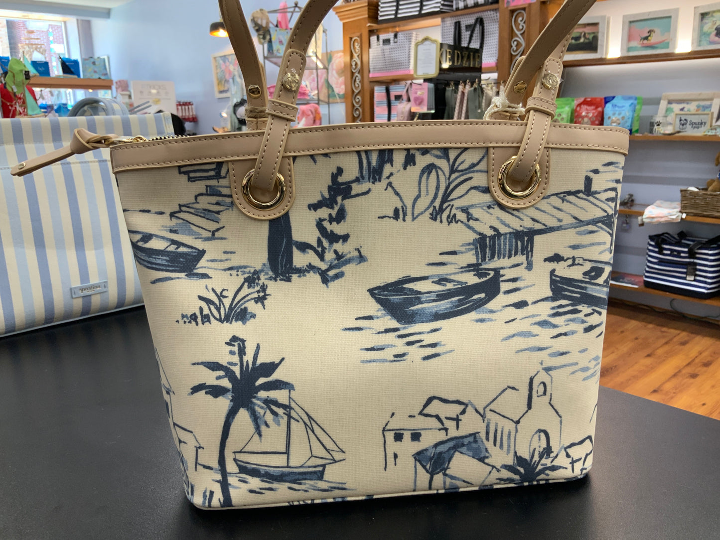 Spartina raise seascape island tote