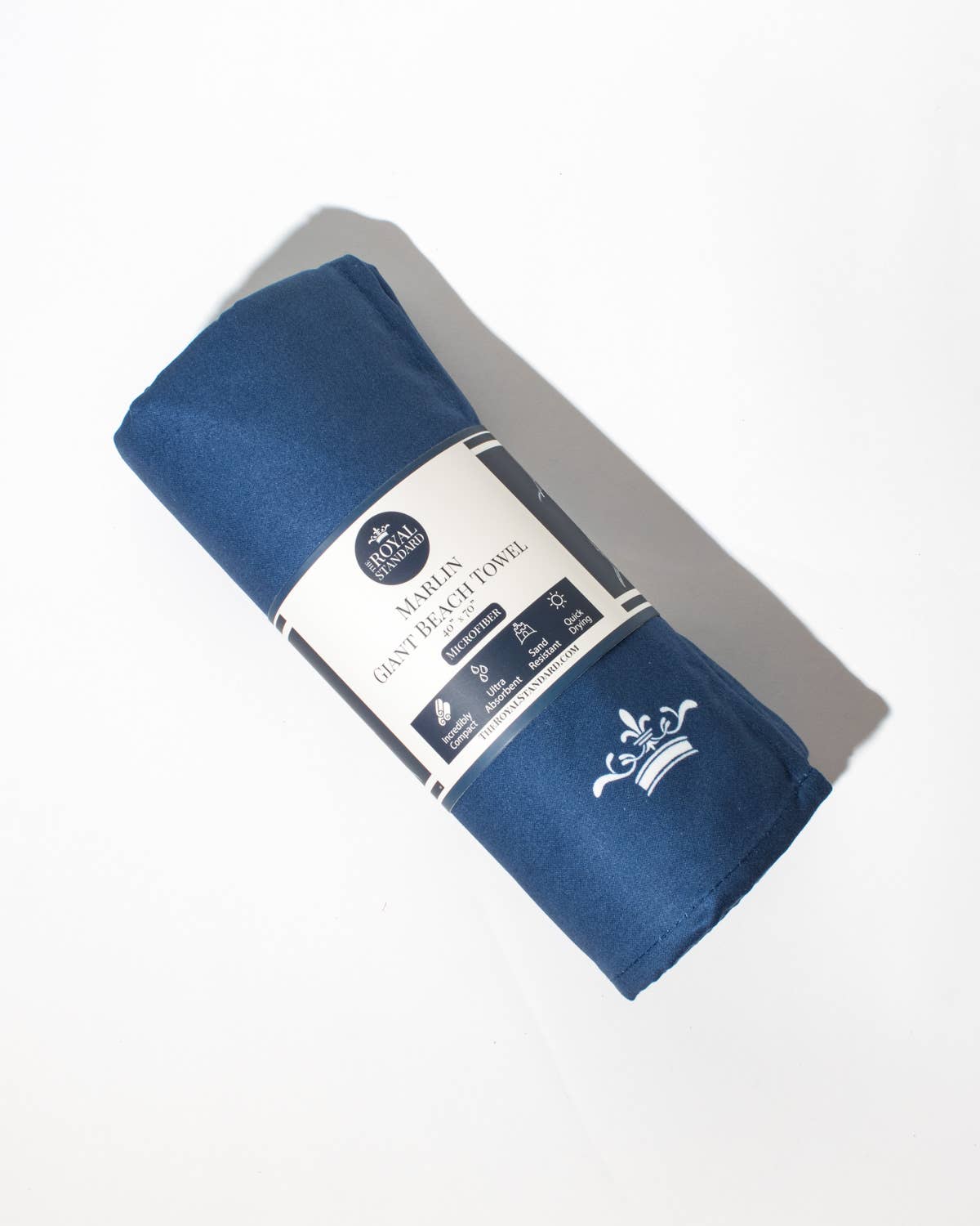 Marlin Giant Beach Towel Navy/White 40x70