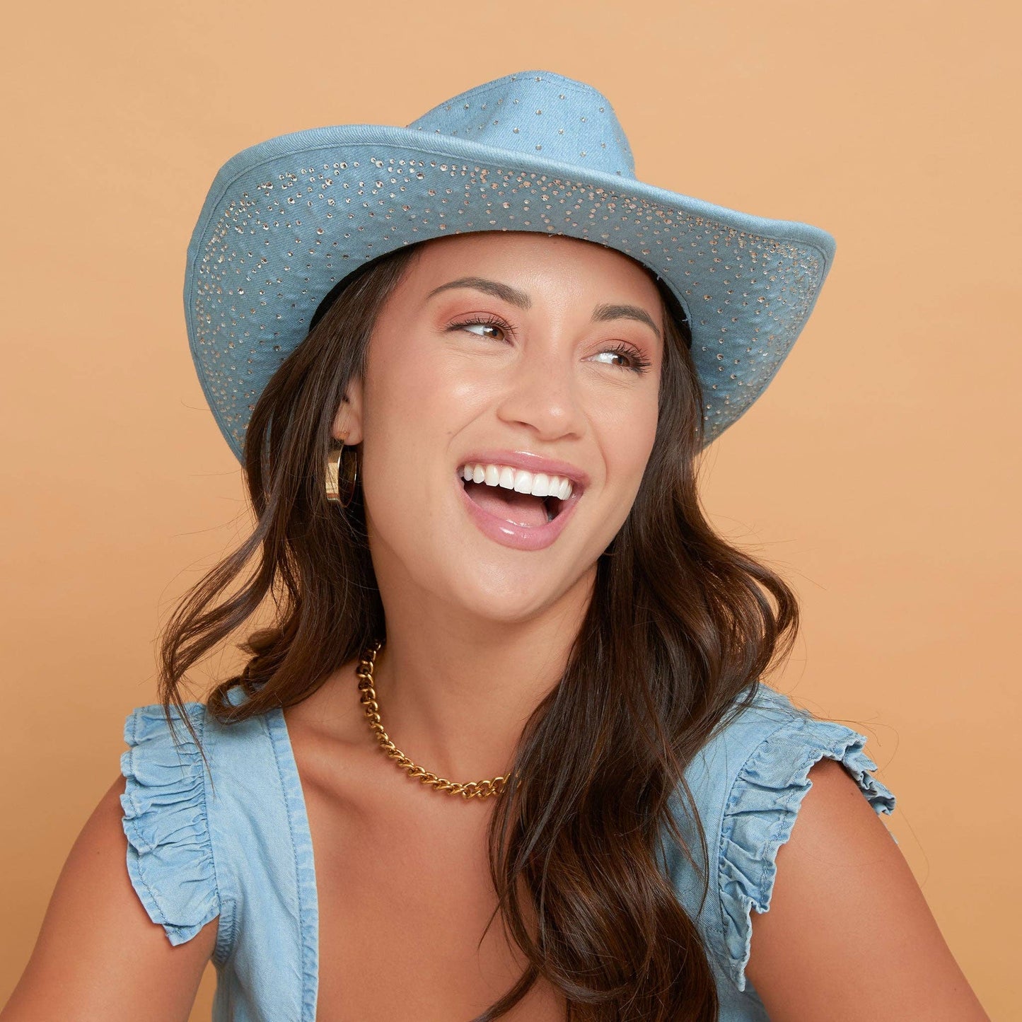 Narelle Waterproof 16" Chunky Chain Necklace: Yellow Gold