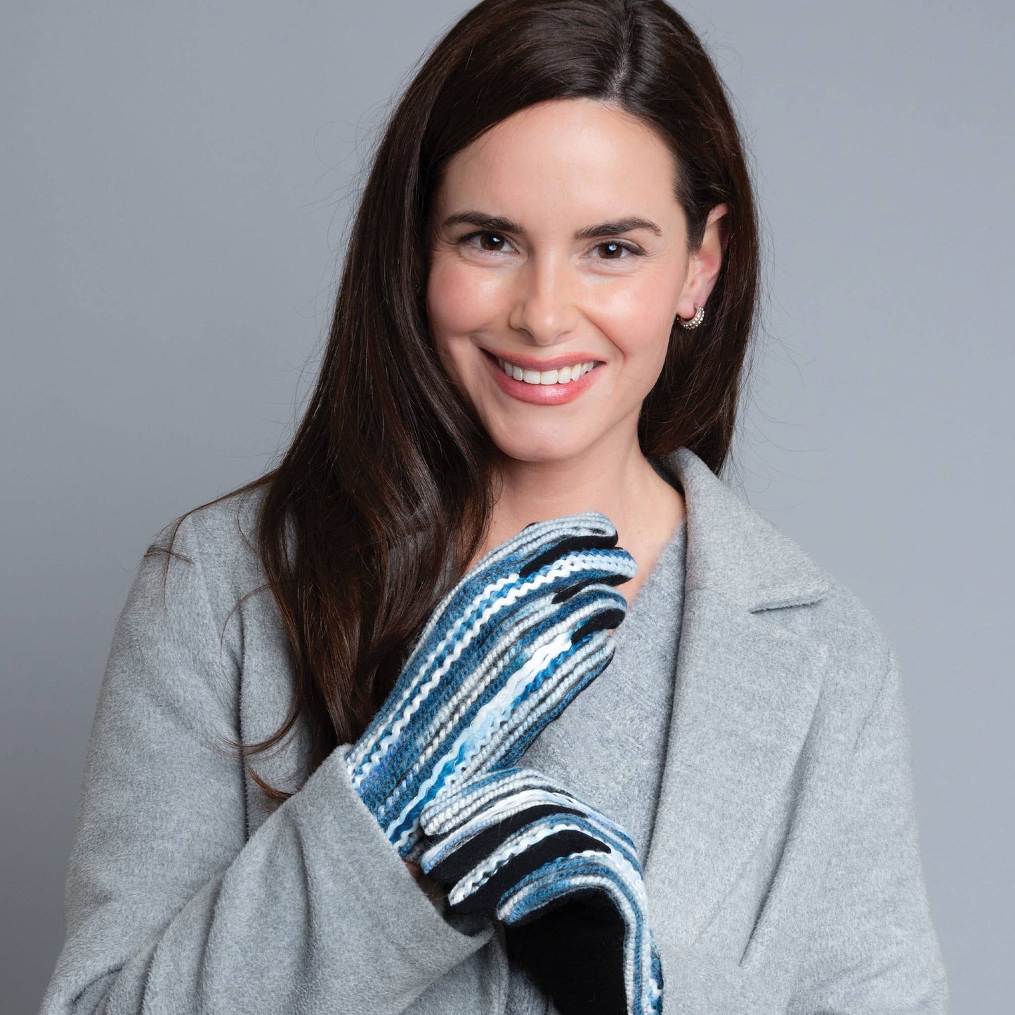 Multi Color Textured Gloves