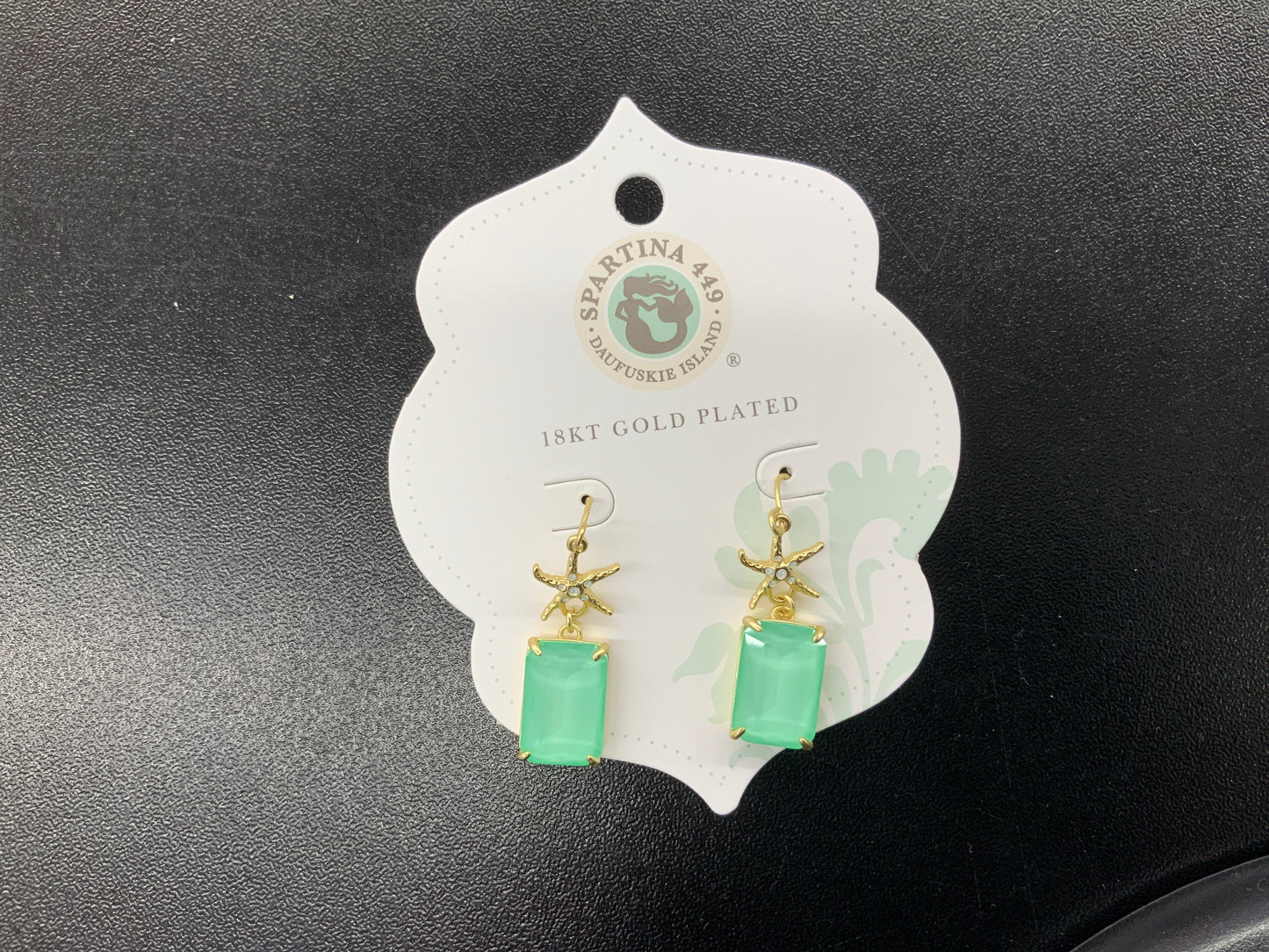 Spartina starfish earrings sea foam