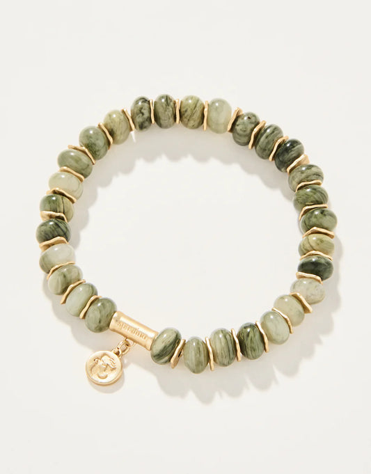 Spartina stone stretch bracelet jasper