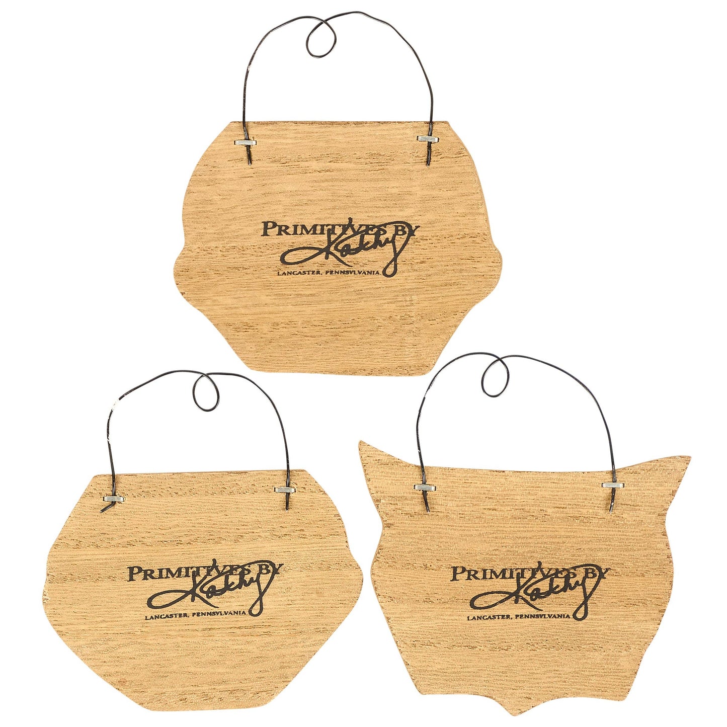 Halloween Faces Ornament Set