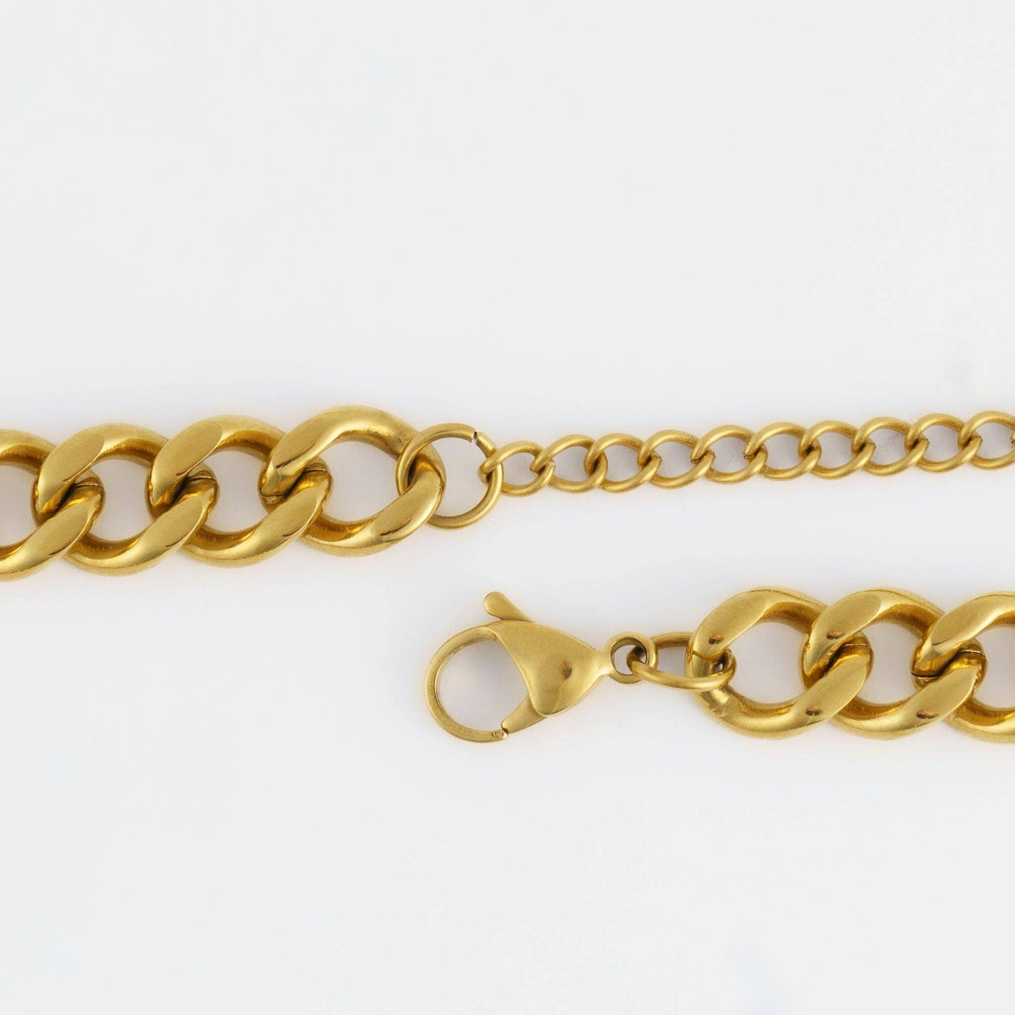 Narelle Waterproof 16" Chunky Chain Necklace: Yellow Gold