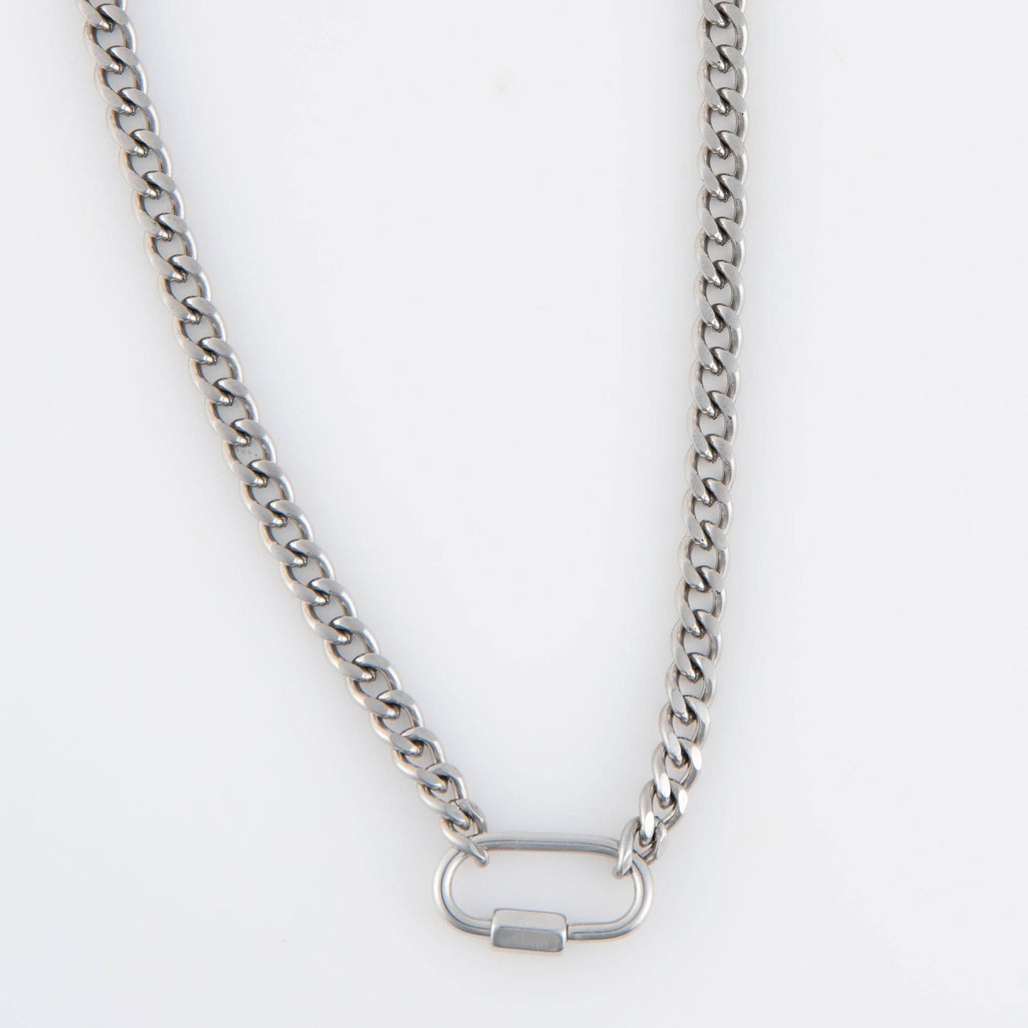 Narelle Waterproof 16" Functional Carabiner Necklace: Yellow Gold