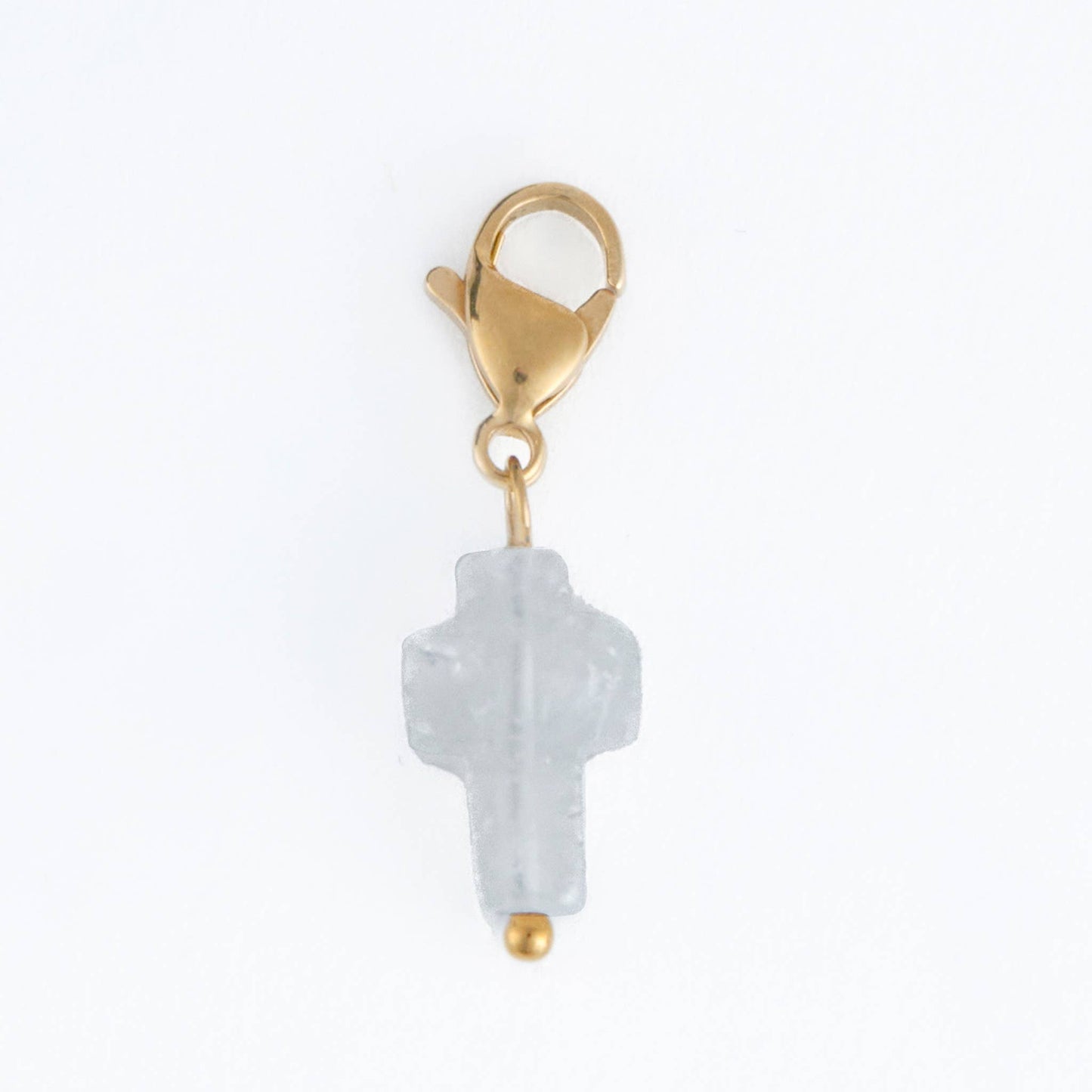 Narelle Waterproof Inspirational Cross Charm: Gold