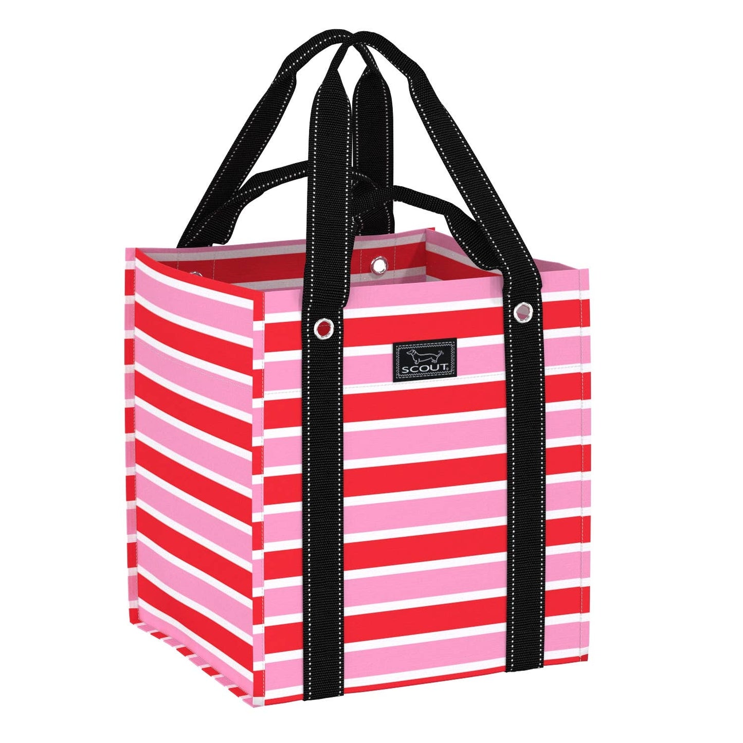 Bagette Market Tote Candy Striper