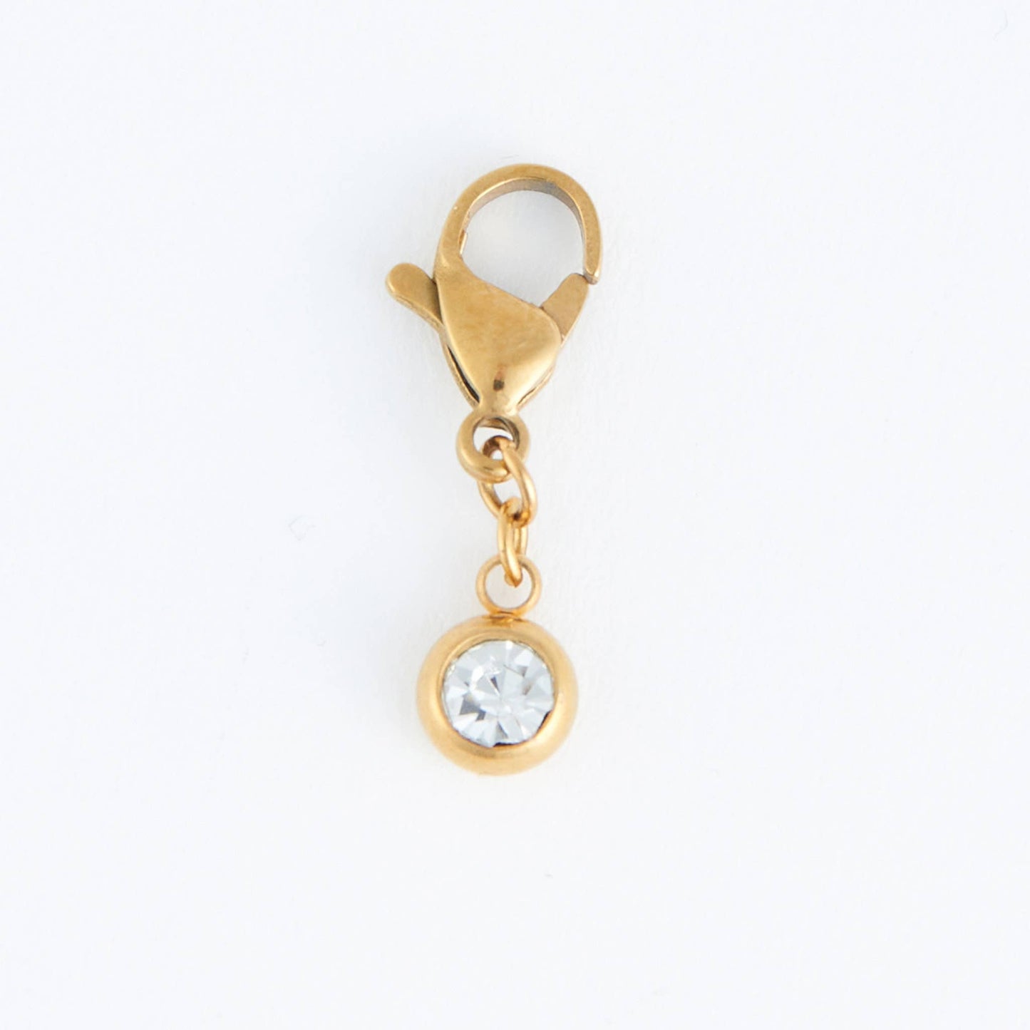 Narelle Waterproof 18K Gold Cubic Zirconia Drop Charm