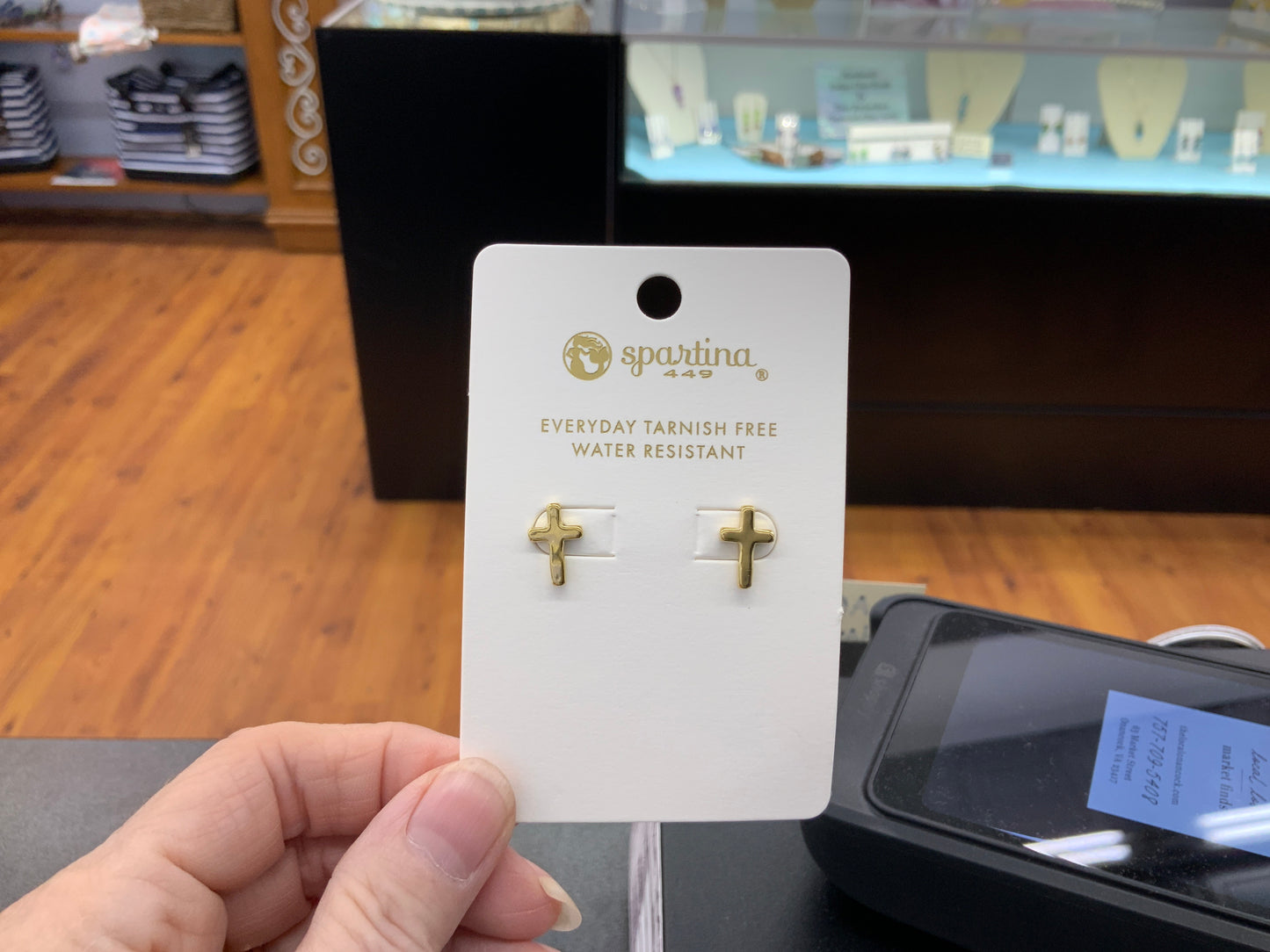 Spartina Cross Stud earrings