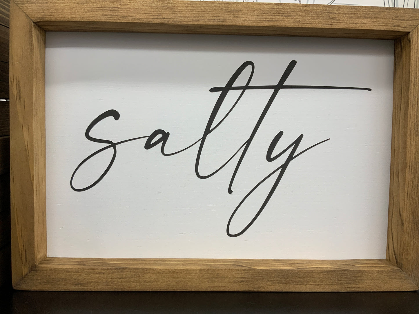 Salty sign