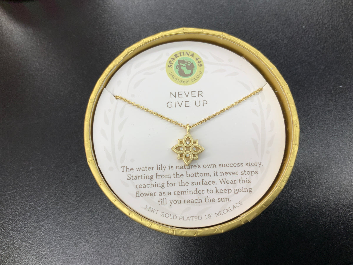 Spartina lotus necklace