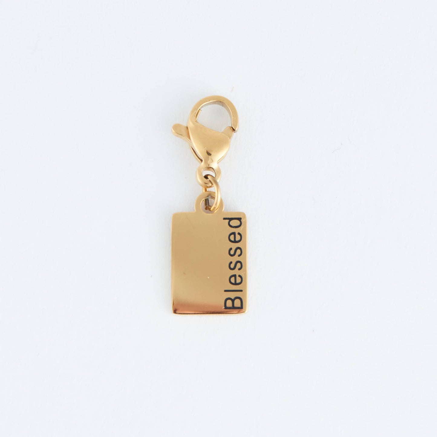 Narelle Waterproof 18K Gold Inspiration Tag Charm: Strength