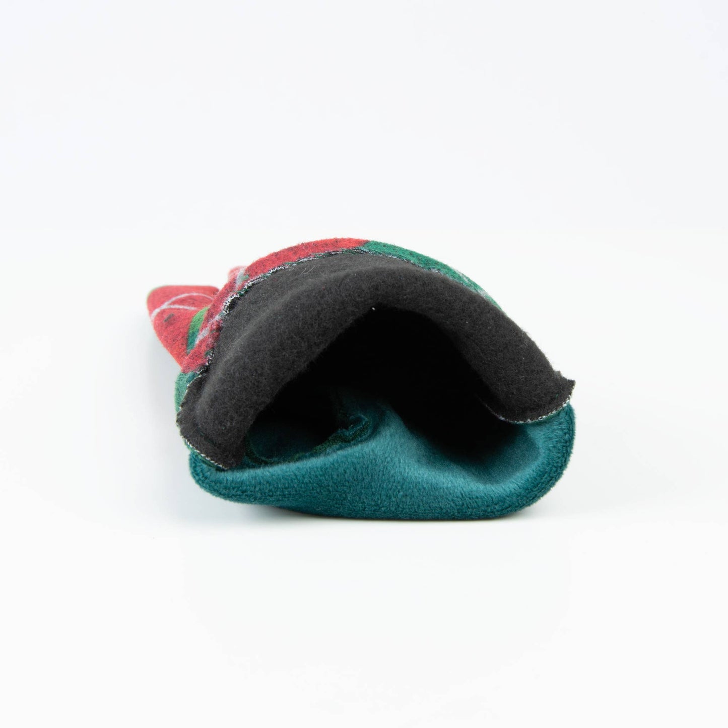 Clara Christmas Plaid Soft Touchscreen Texting Gloves: Coal