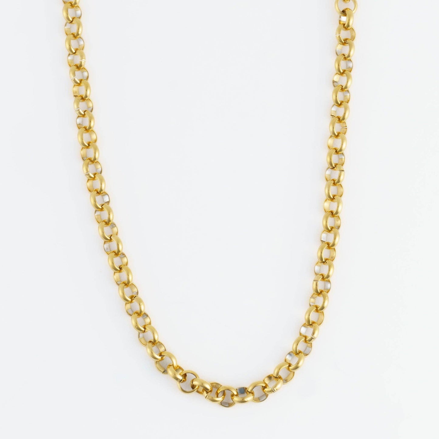Narelle Waterproof 18" Cable Chain Necklace: Yellow Gold