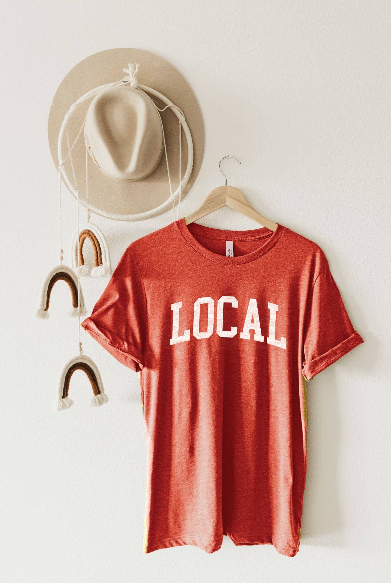 LOCAL Graphic T-Shirt: HEATHER MUSTARD / M