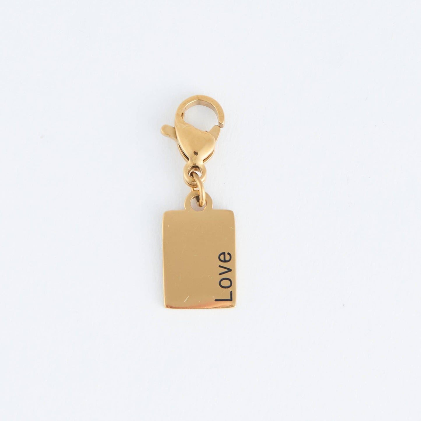 Narelle Waterproof 18K Gold Inspiration Tag Charm: Strength