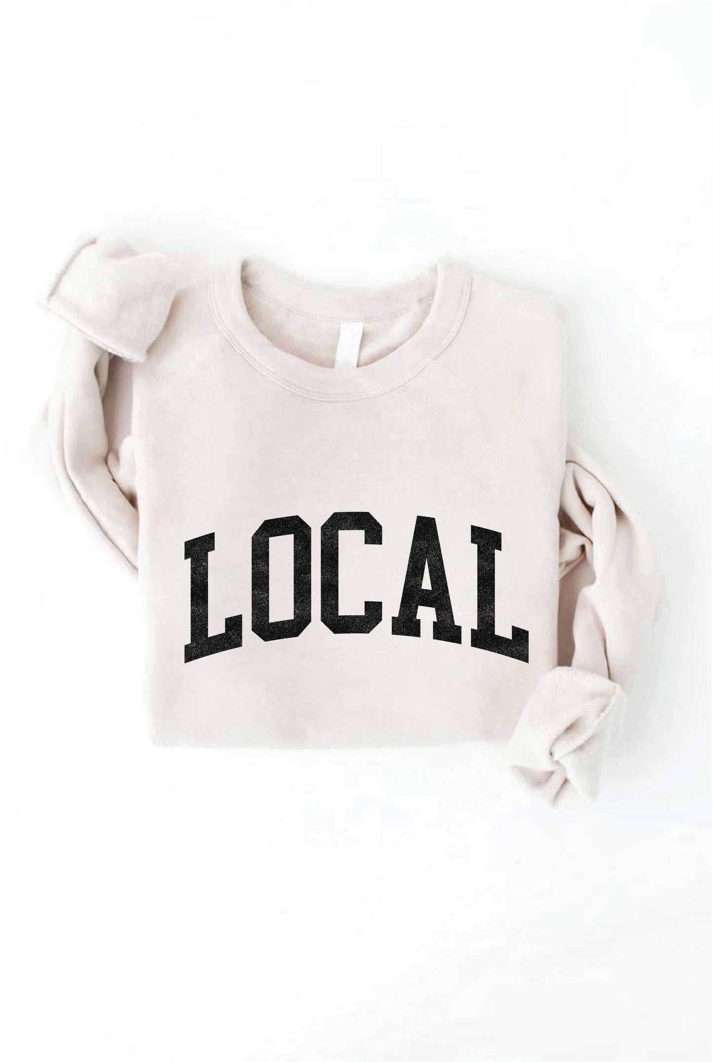 LOCAL graphic sweatshirt: HEATHER FOREST