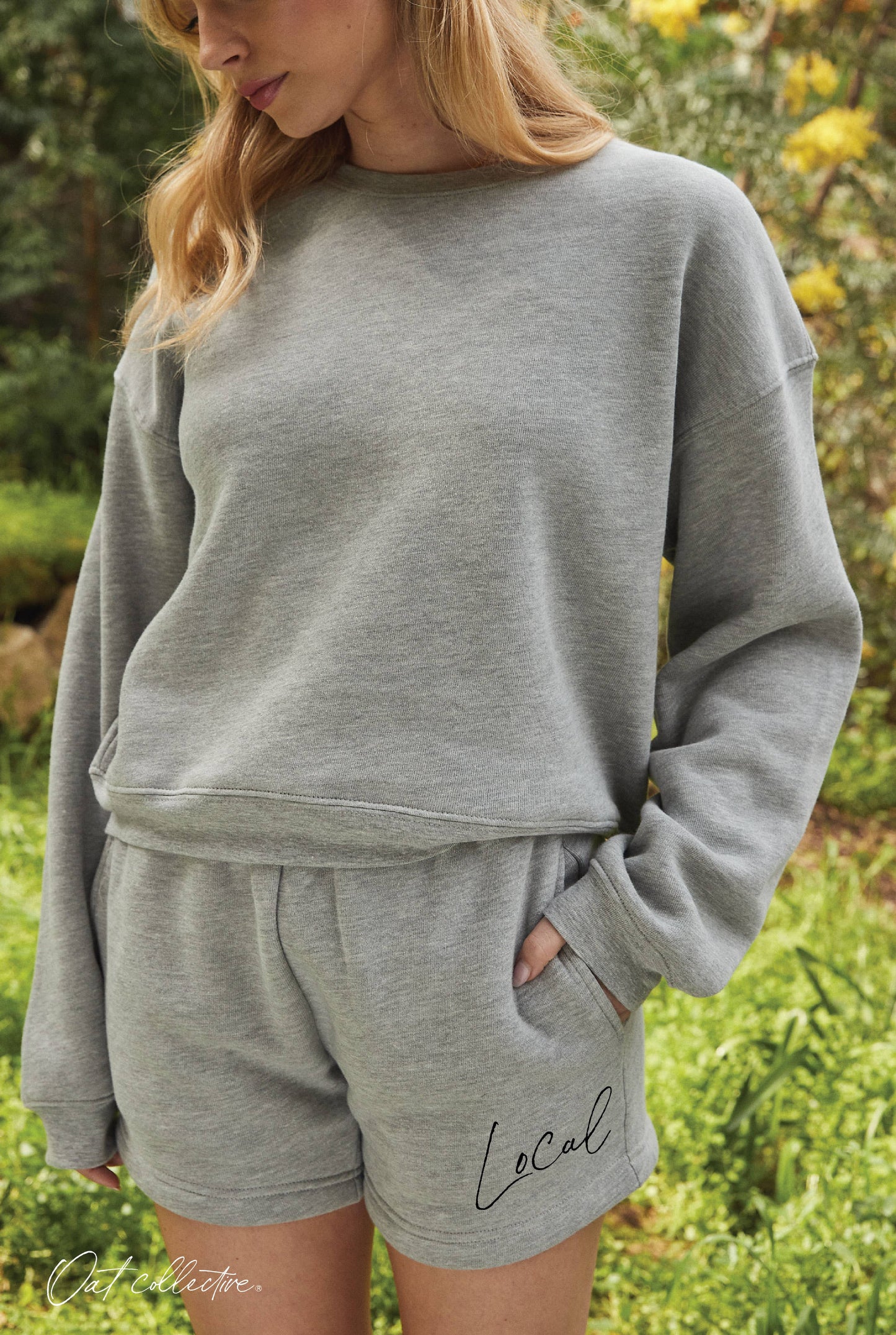 LOCAL Graphic Sweat Short: Black