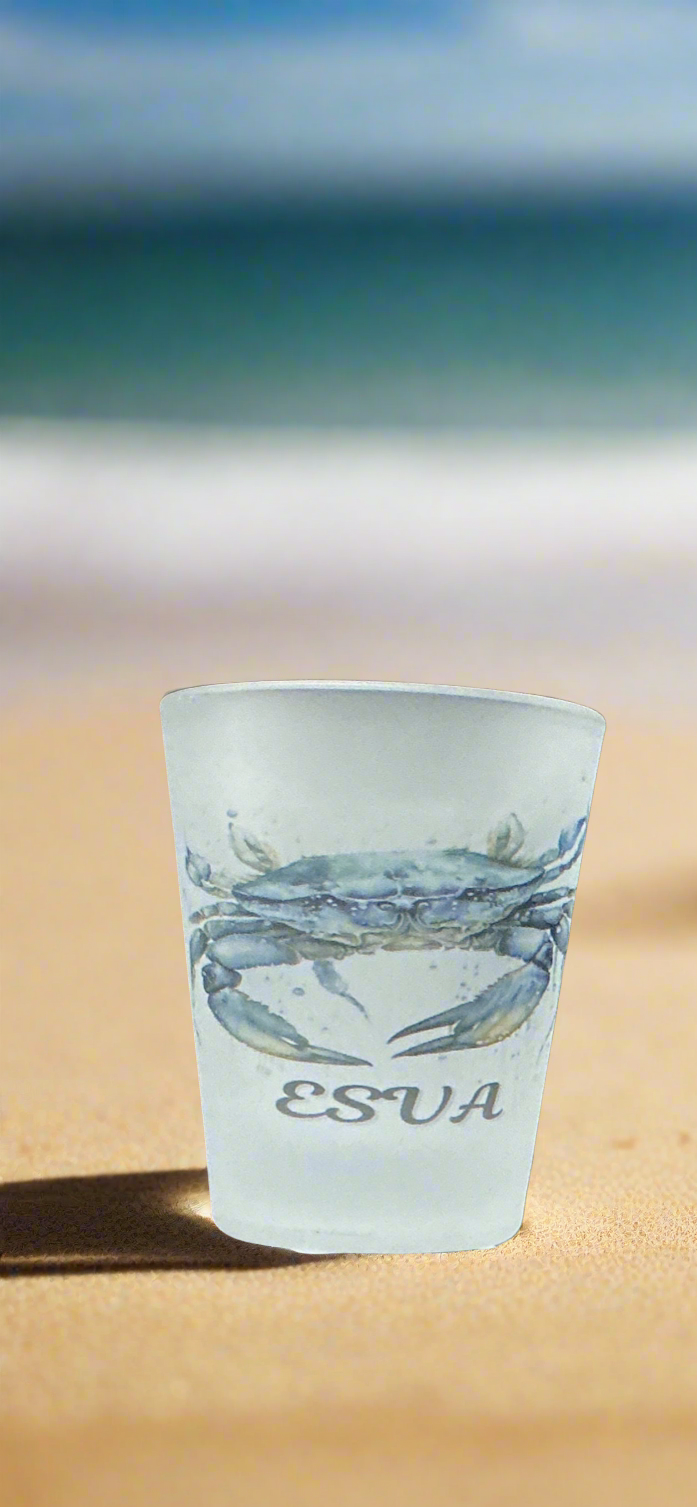 Crab shot glasses