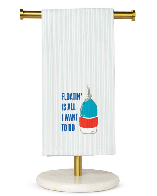Floatin' Hand Towel   White/Multi   20x28