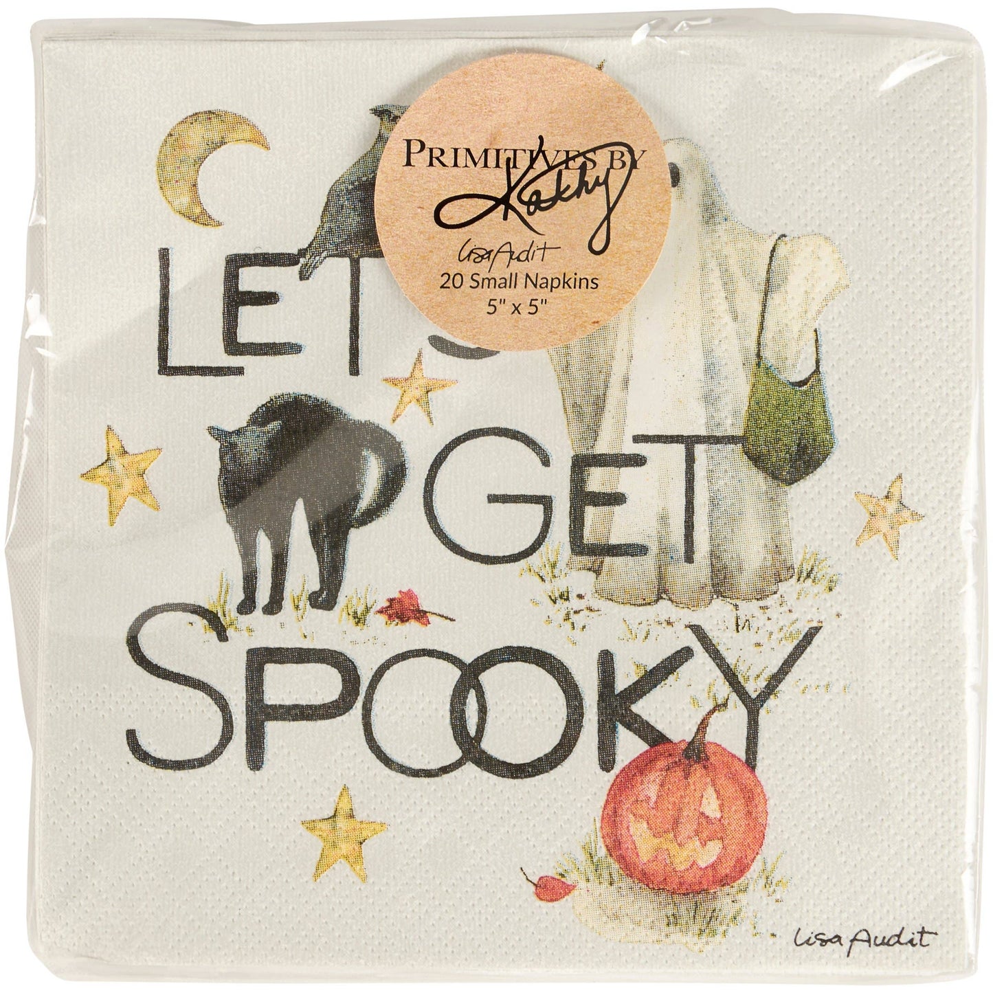 Get Spooky Beverage Napkin