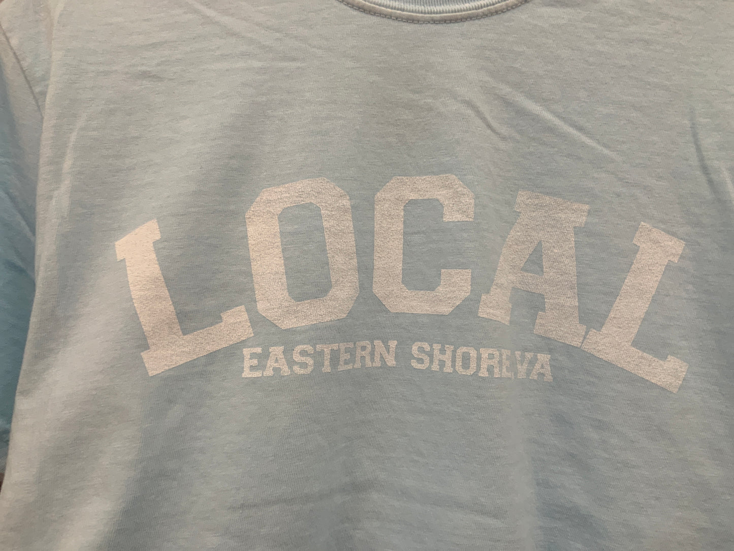 Local Eastern Shore Tee Shirt light blue 159