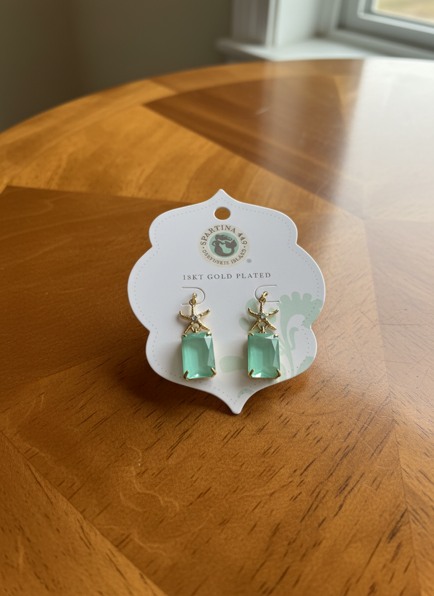 Spartina star drop earrings