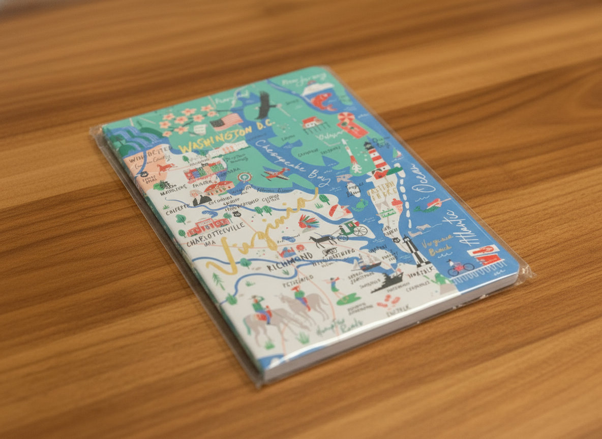 Spartina Love Virginia Notebook