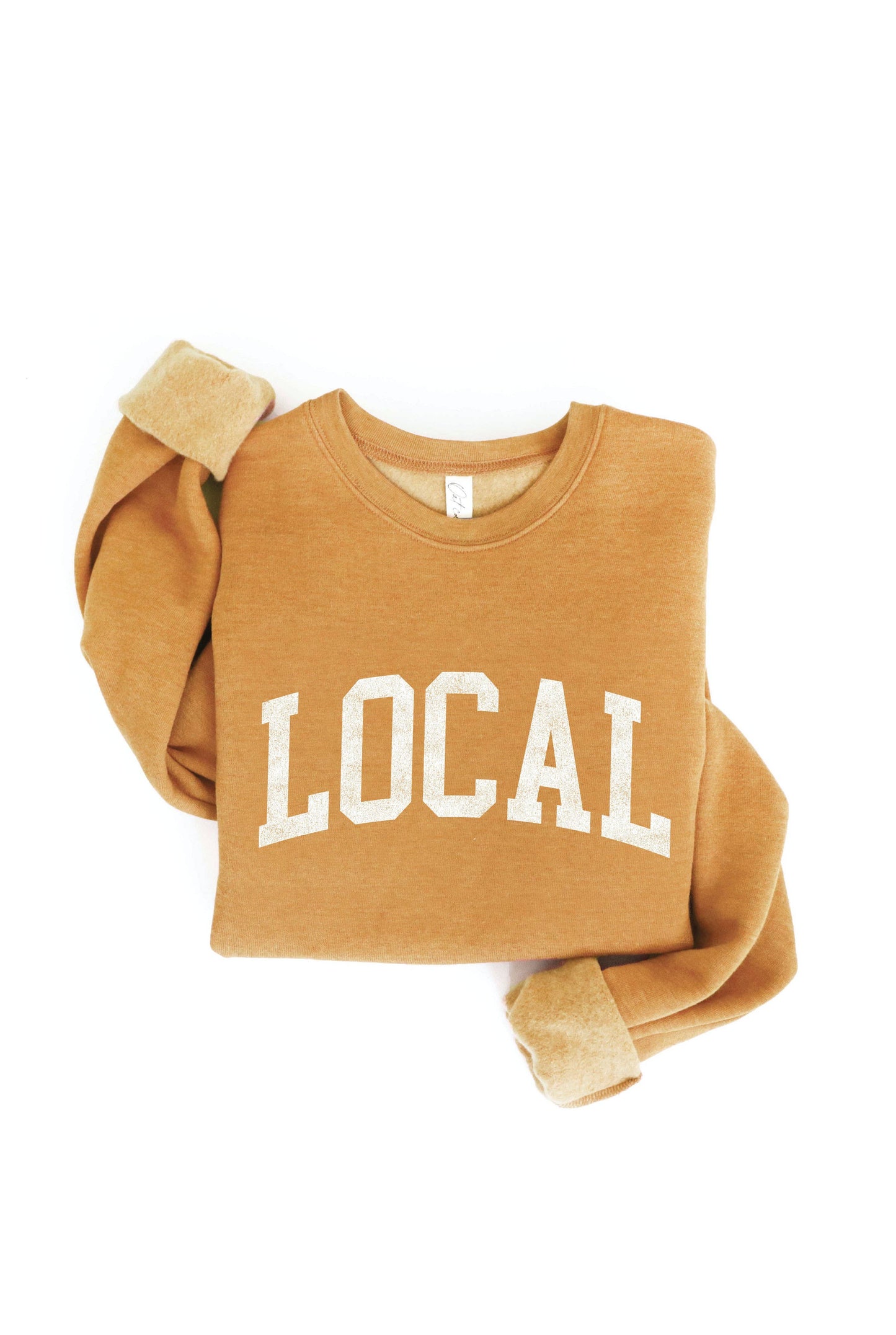 LOCAL graphic sweatshirt: HEATHER FOREST