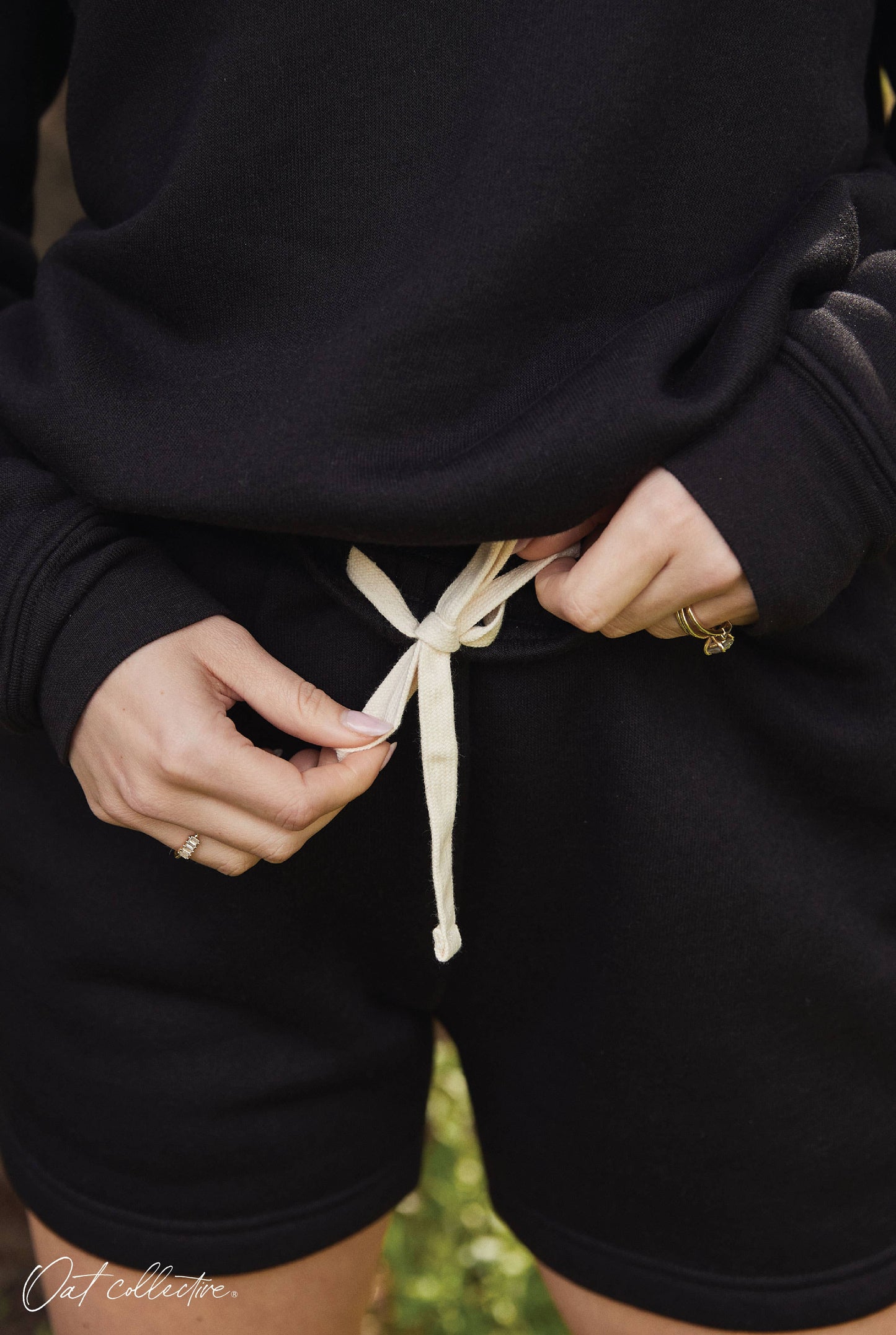 LOCAL Graphic Sweat Short: Black