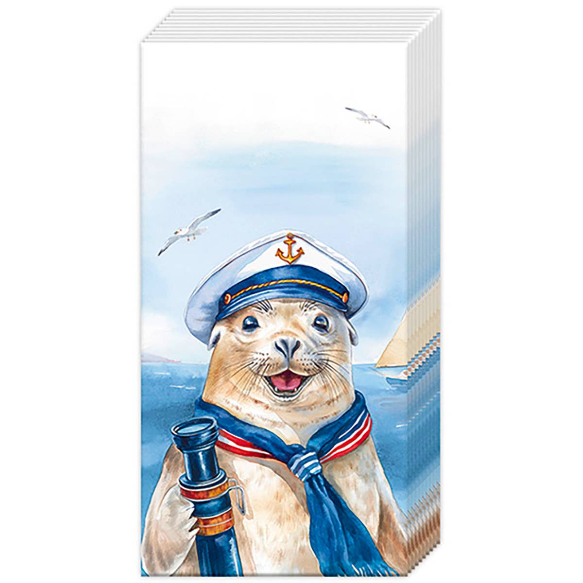 Pocket Tissue Pack of 8 count Captain Charlie