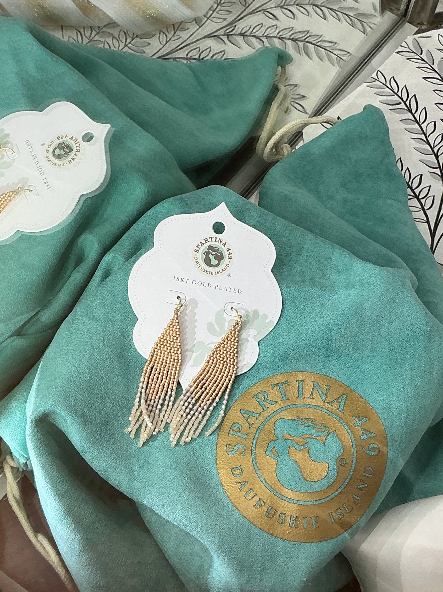 Spartina dangle earrings