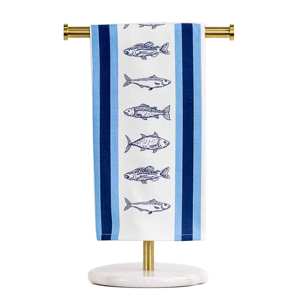 Keep It Reel Hand Towel   White/Royal/Palace   20x28