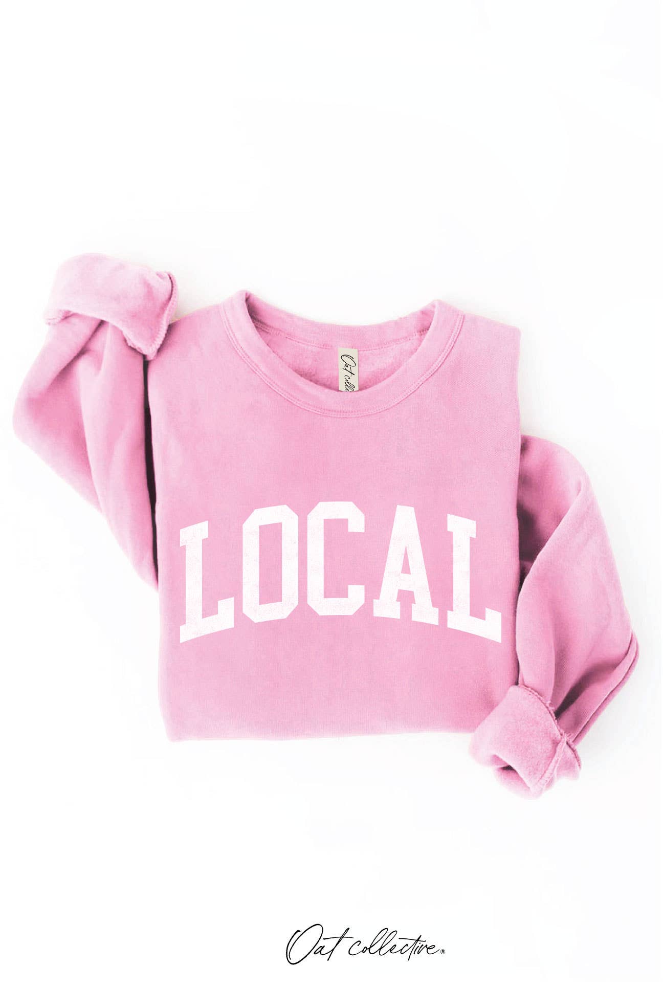 LOCAL graphic sweatshirt: MAUVE