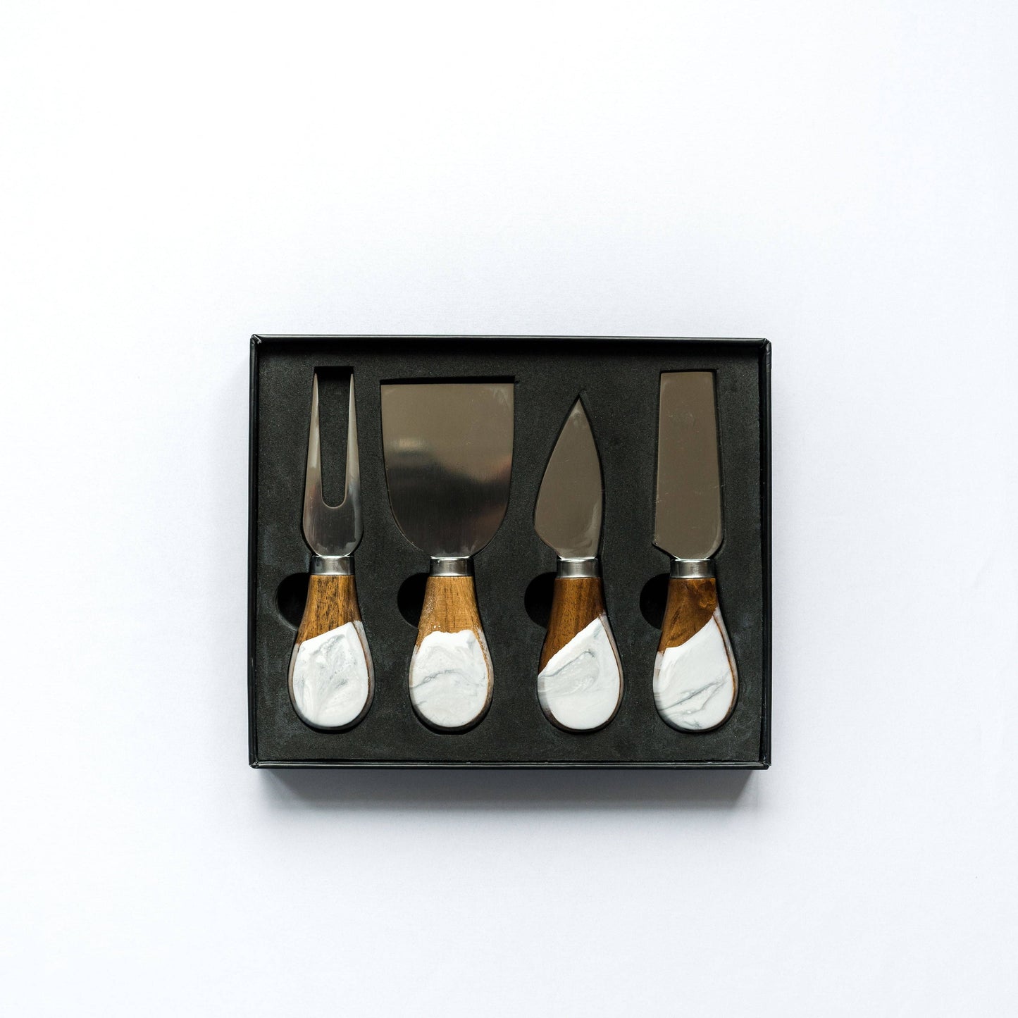 Resin Coated Cheese Knife Set - Set of 4 - Ocean Vibes