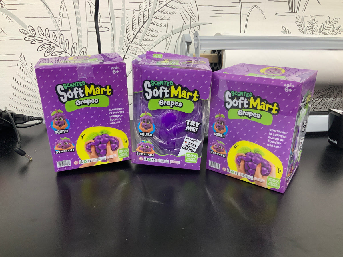 Jumbo grape softmart scented squishy