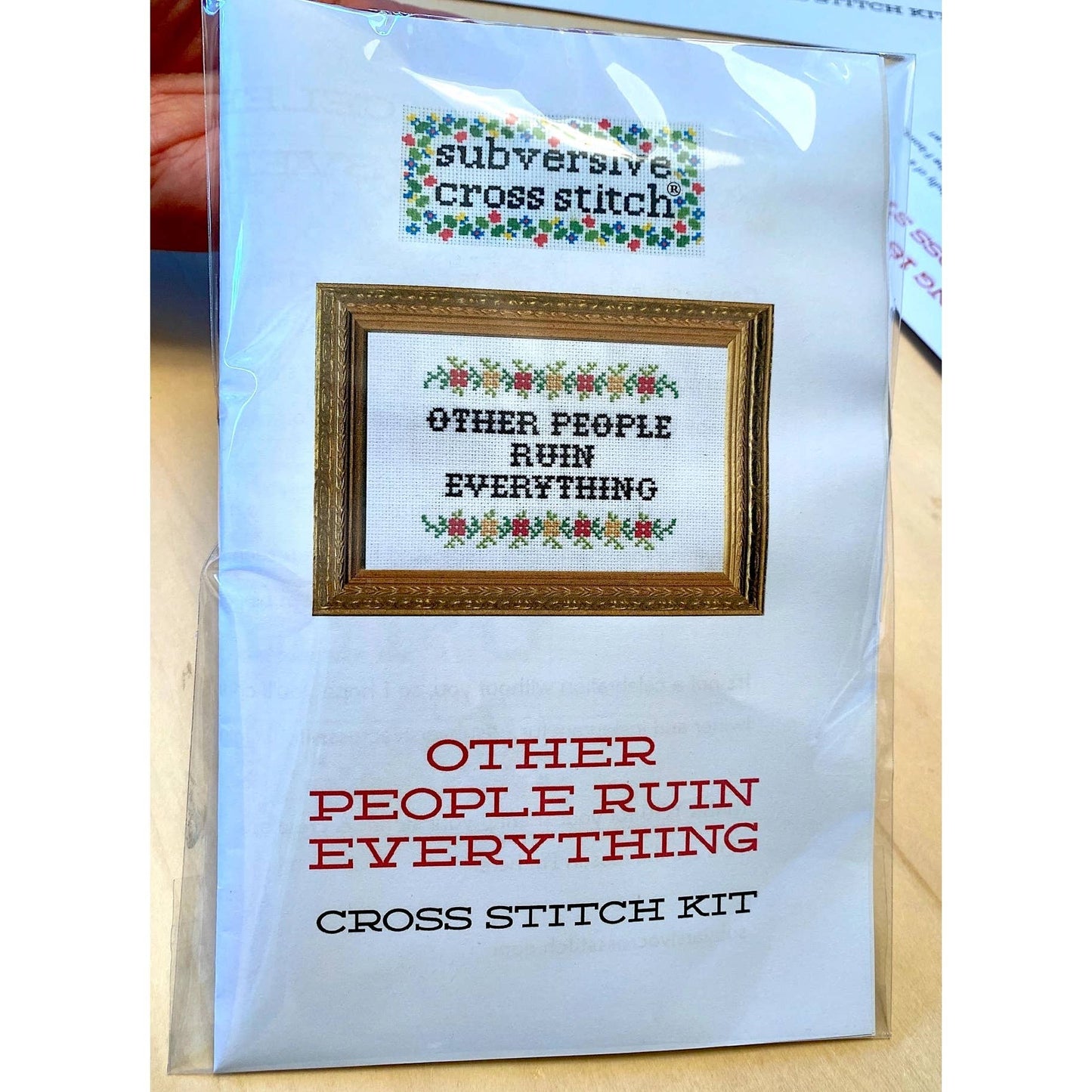 The Lunatics Have Taken Over Deluxe Cross Stitch Kit