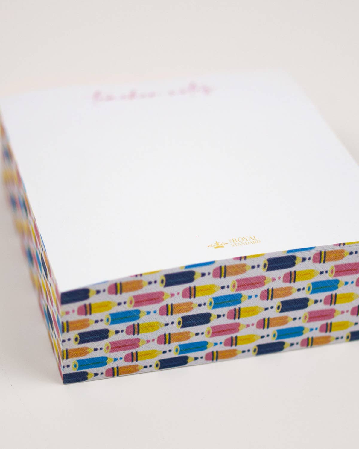 Teacher Notes Sticky Note Cube   White/Multi   3x3