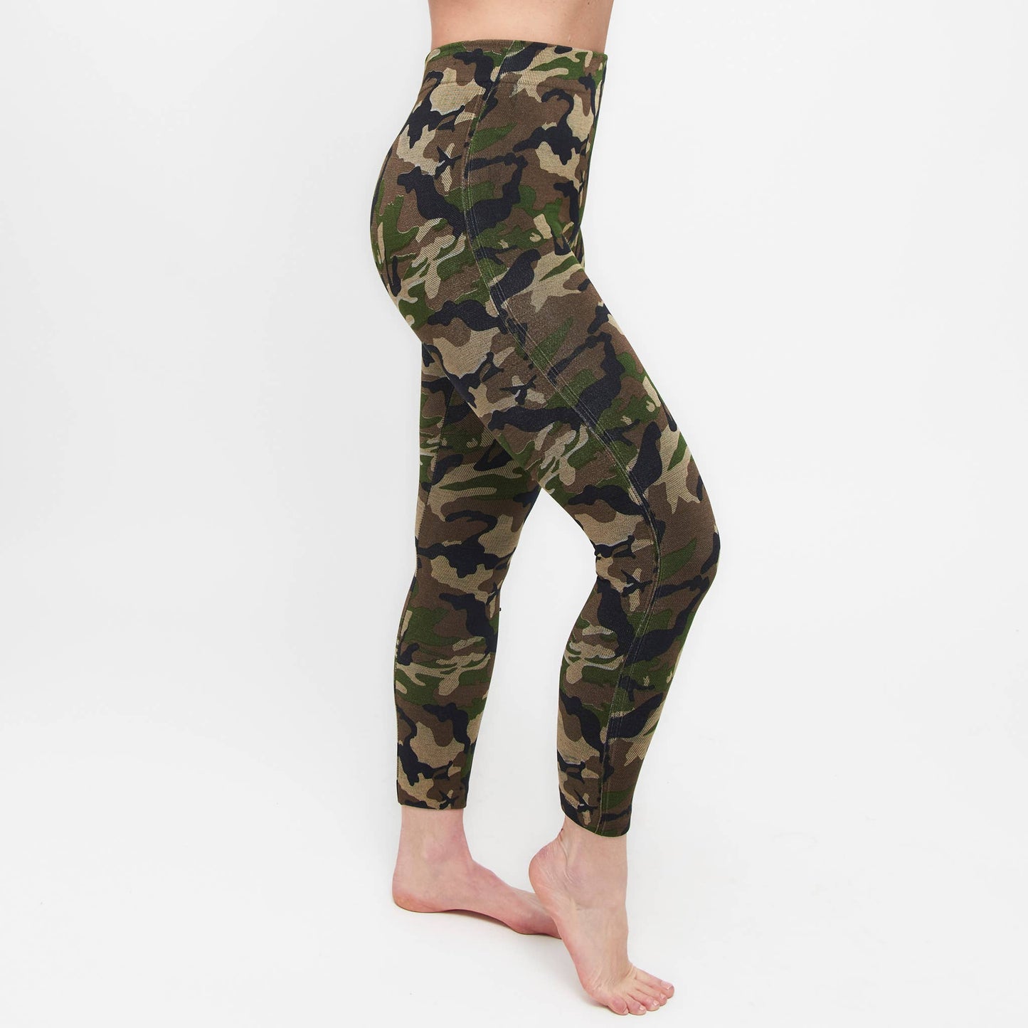 Camouflage Cotton Stretch Leggings