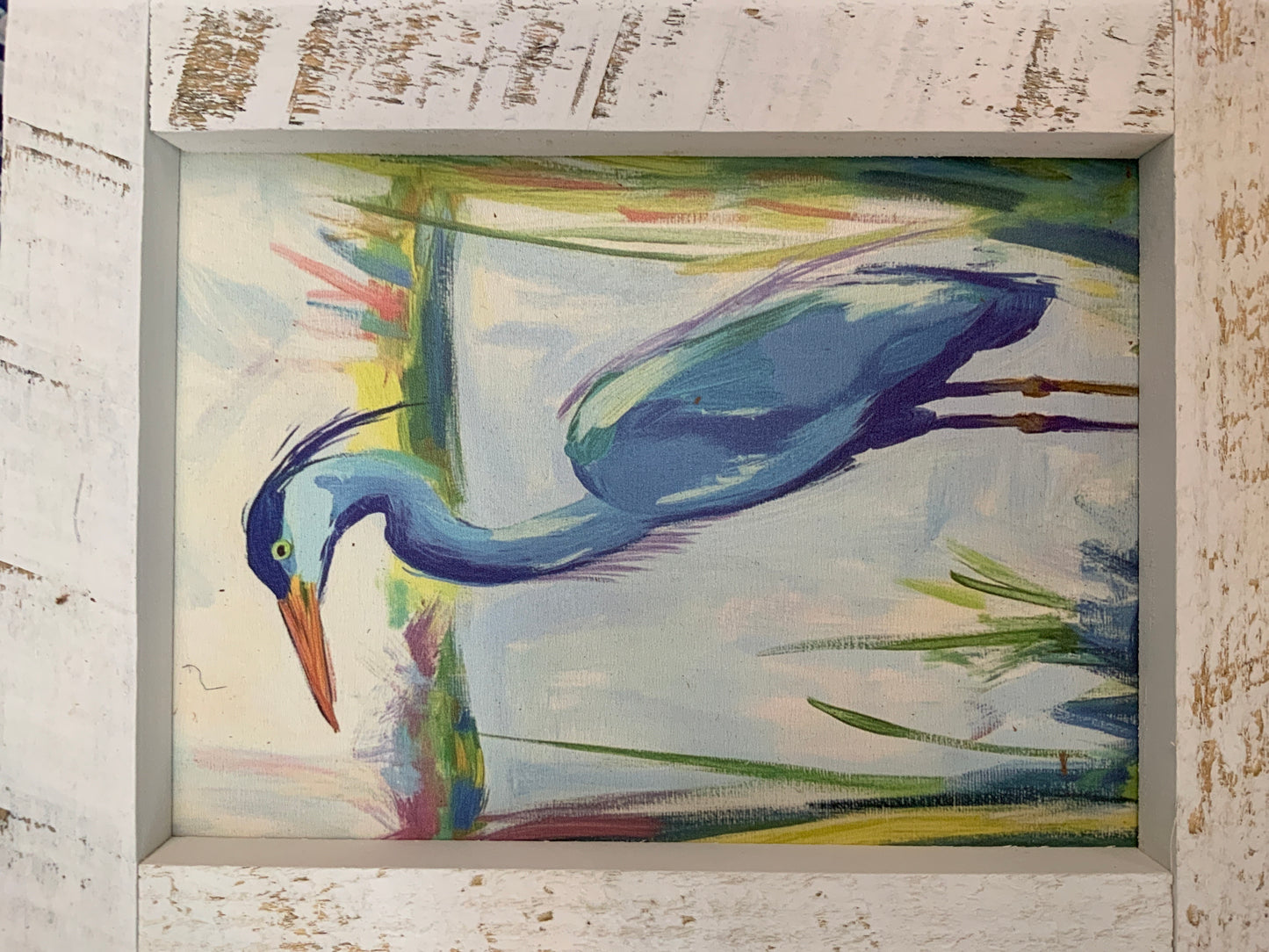 Framed millwood print 8x12