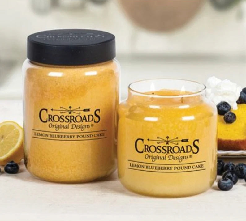 Lemon blueberry pound cake