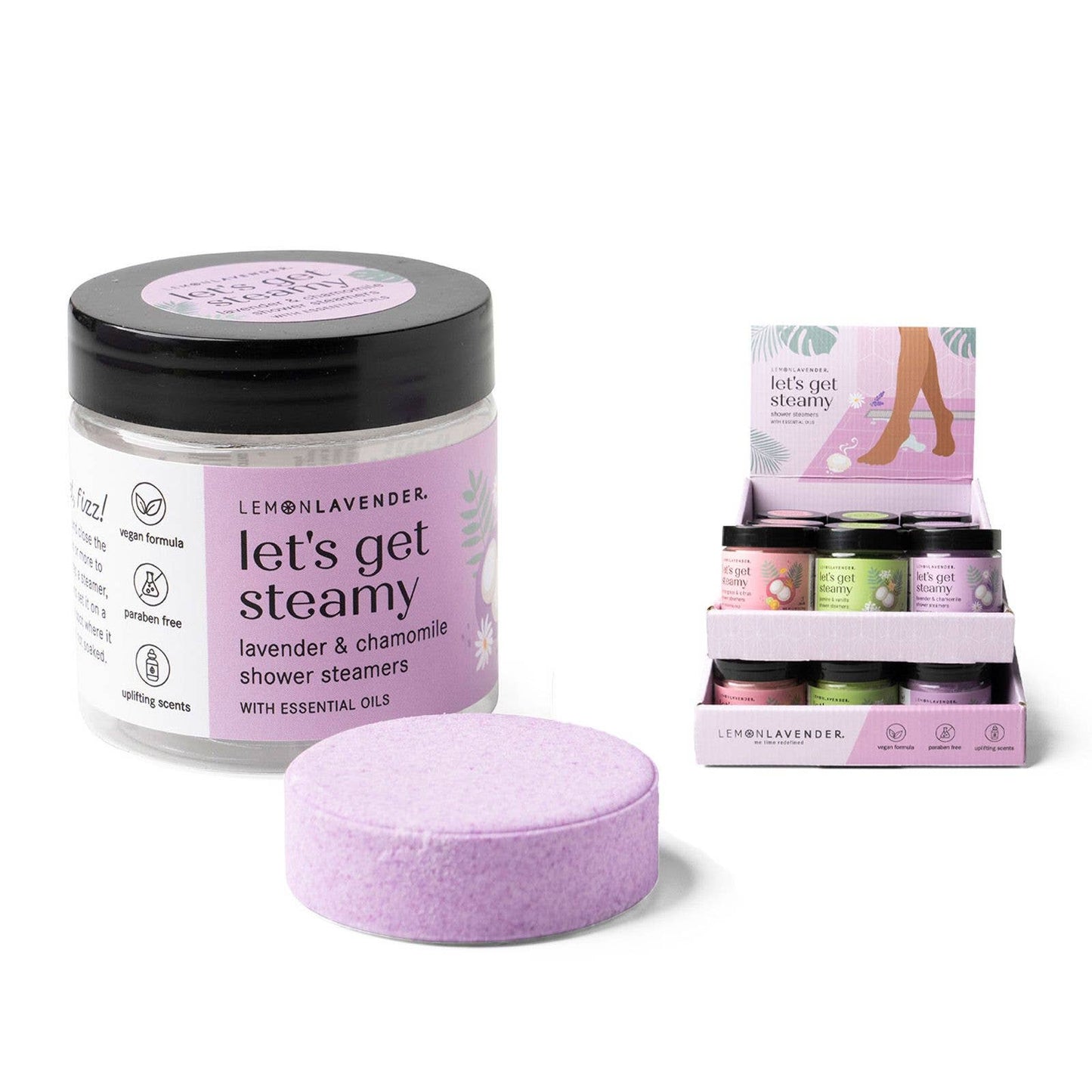 Lemon Lavender Shower Bombs 3 pack