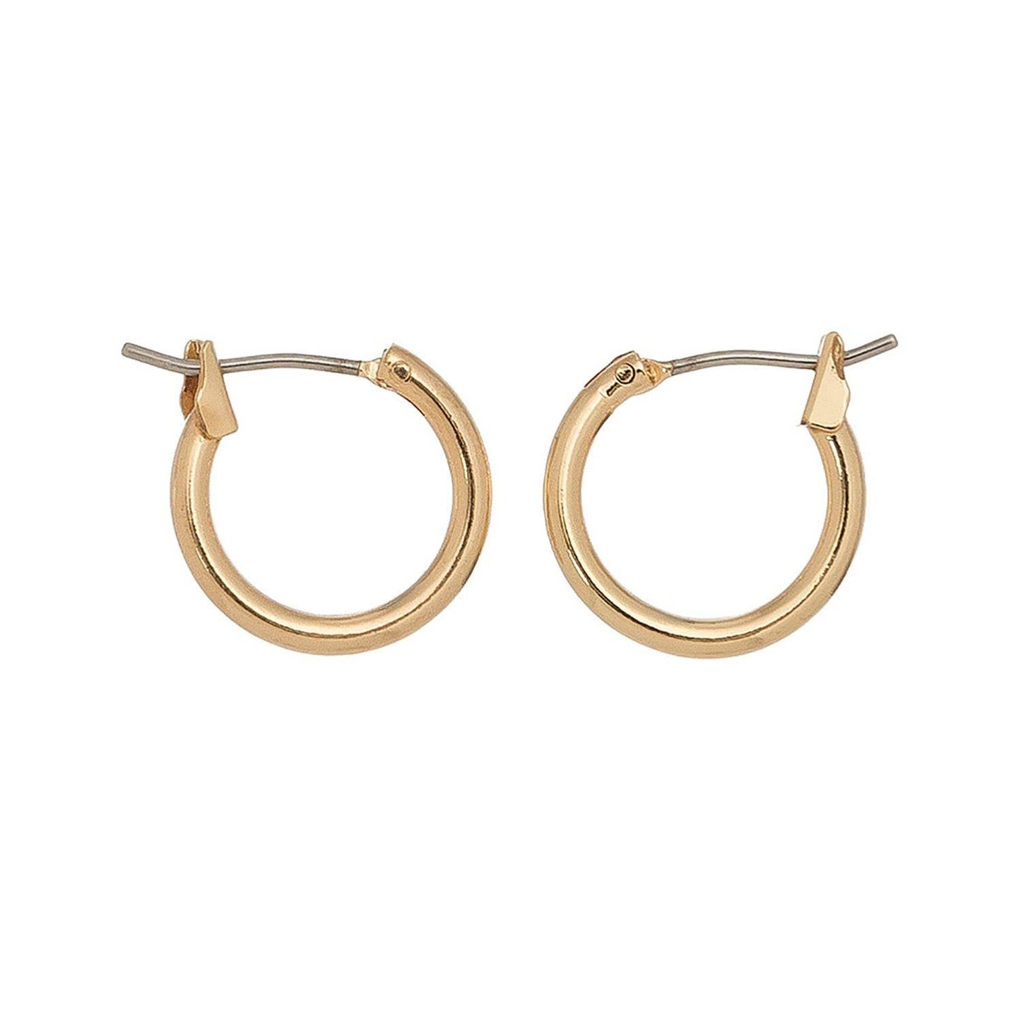 Click Hoop Ear Sense Earrings: Gold / Large