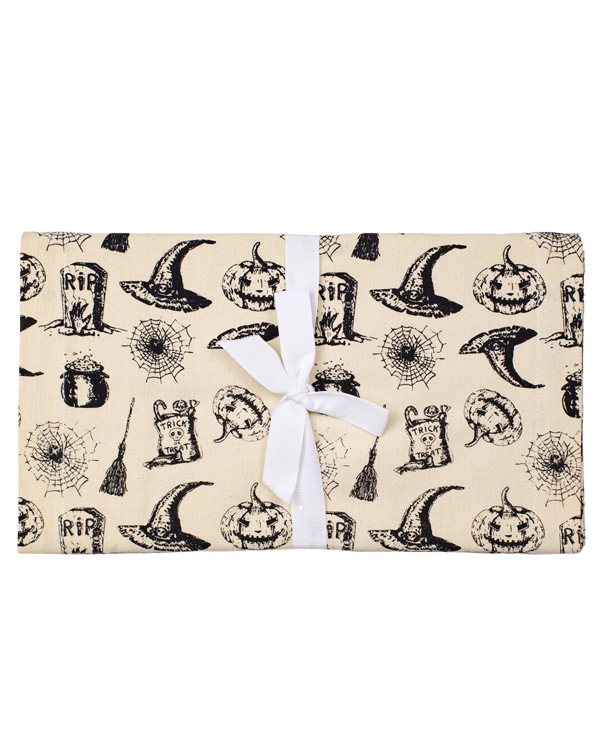 Halloween Hollow Runner   Oat/Black   13x90