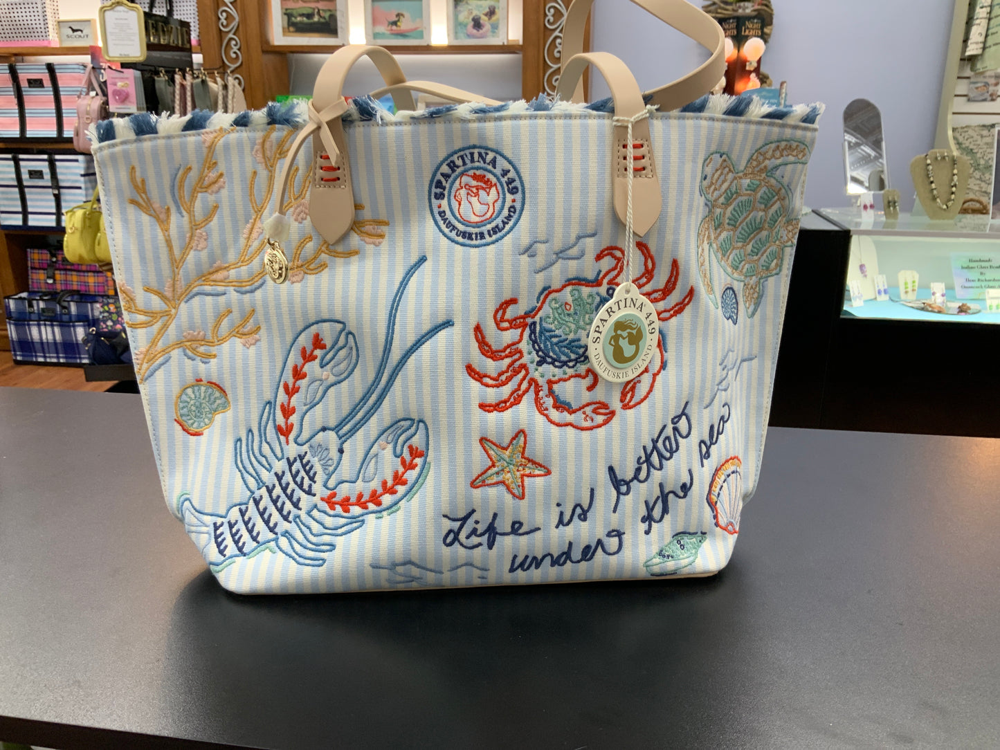 Spartina fiesta tote Flagler resort sea life