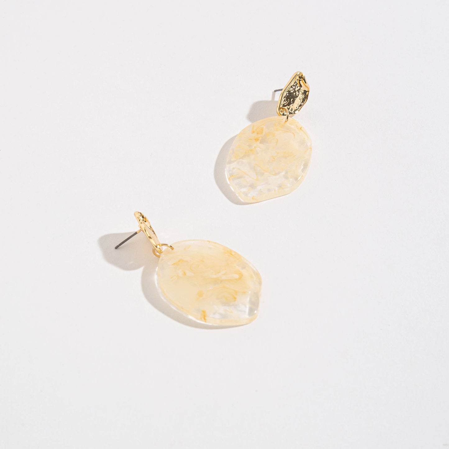 Sienna Drop Earrings: Brown